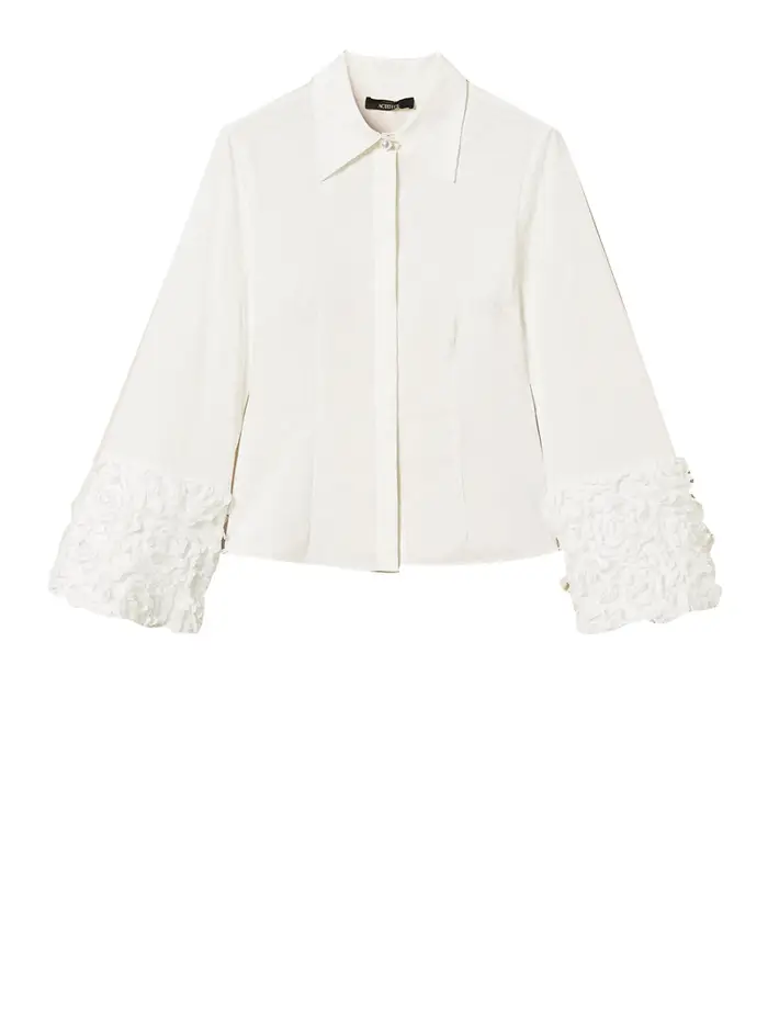 camicia actitude da donna - bianco