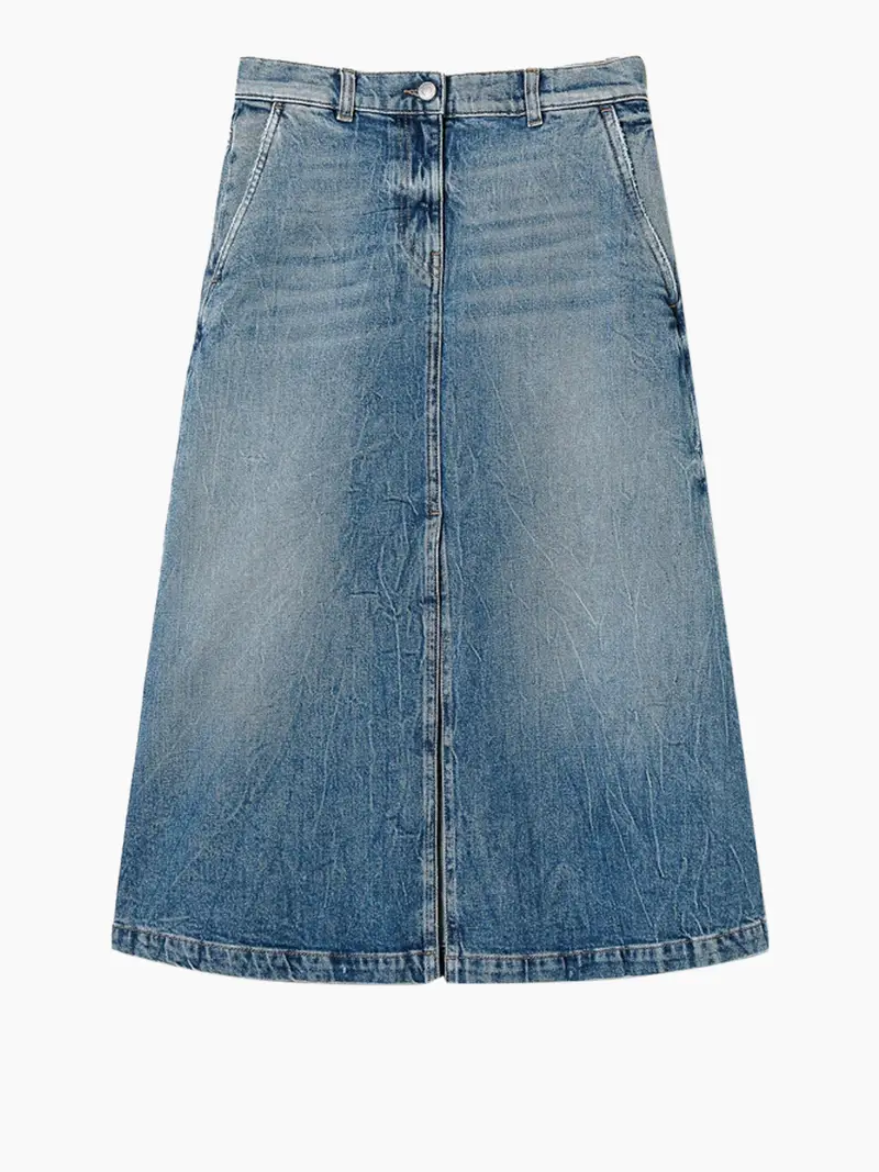 gonna midi actitude da donna - denim