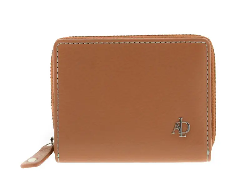 Adapell Portafoglio donna piccolo Lettera Marrone