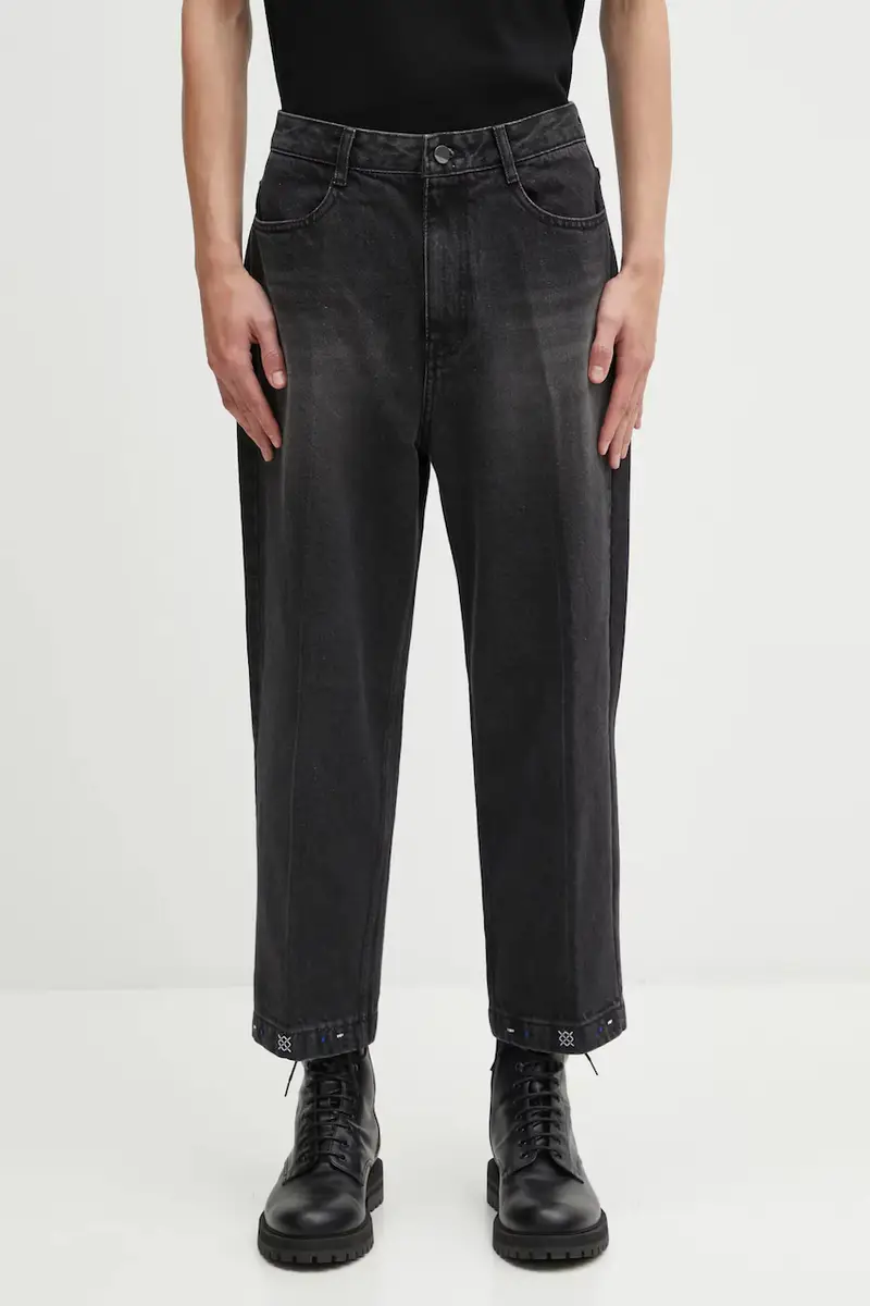 Ader Error Jeans Uomo Grigio 3121648