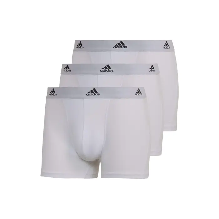 Active Flex Boxer con Stampa Logo a Lettere Confezione da 3 Uomo Bianco GB0775 L