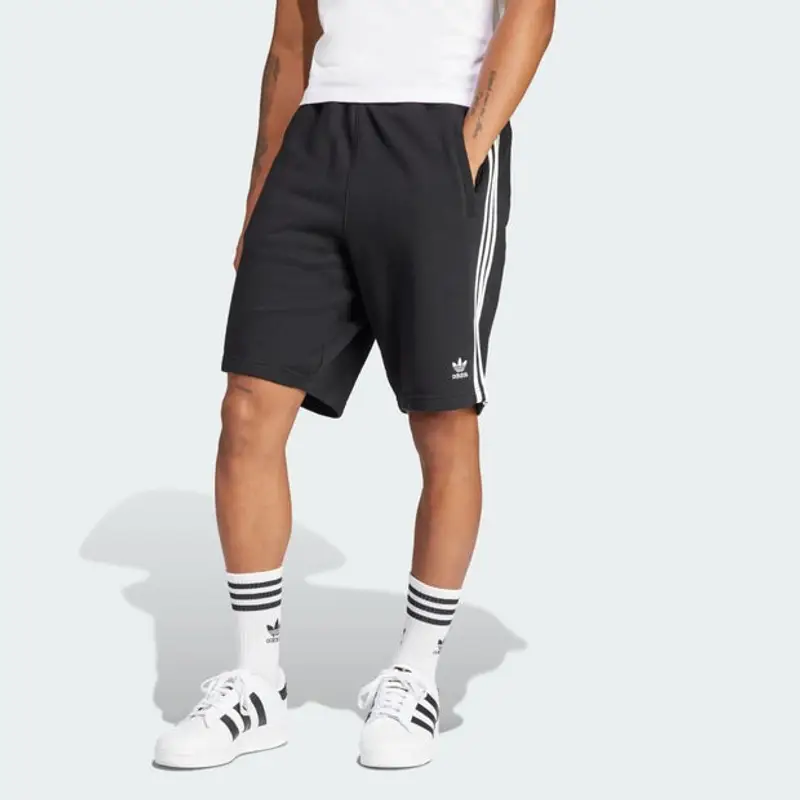 Adidas Adicolor 3-stripes male Pantaloncini - Nero - Jersey di cotone - Foot Locker