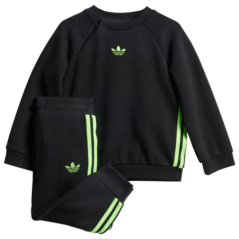 Adidas Adicolor 3-stripes unisex Tute da ginnastica - Nero - Pile di cotone - Foot Locker Black