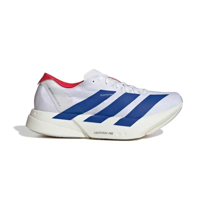 Adizero Adios Pro 4 Bianco Blu - Scarpe Running Uomo EUR / UK