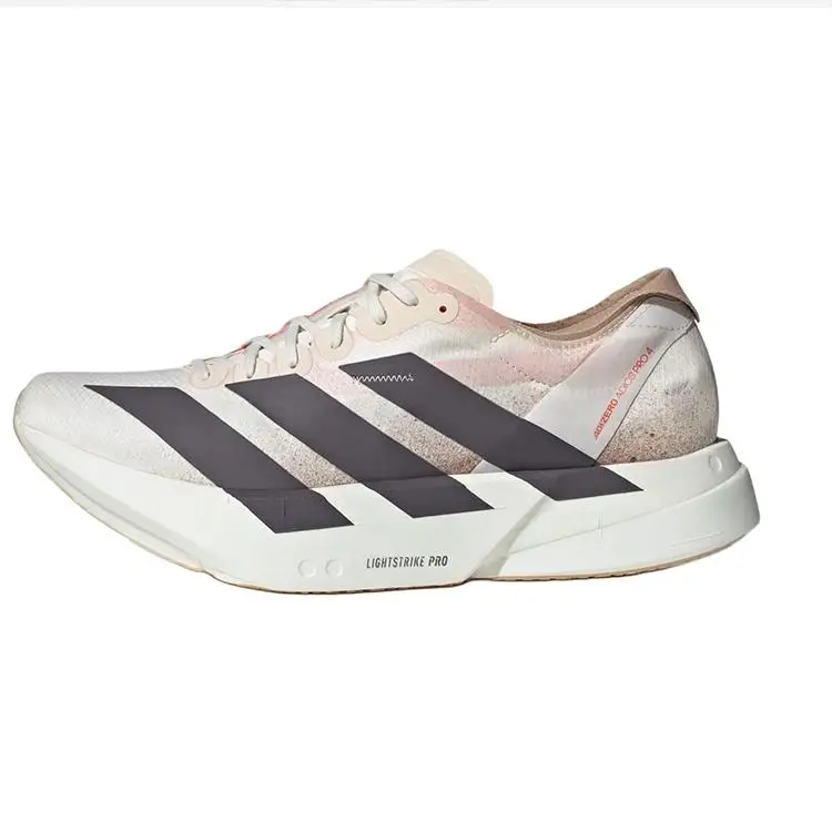 Adidas Adizero Adios Pro 4 Bianco Gesso Grigio Strata Sneakers Uomo Crema Arancione Impatto JR6367 46⅔