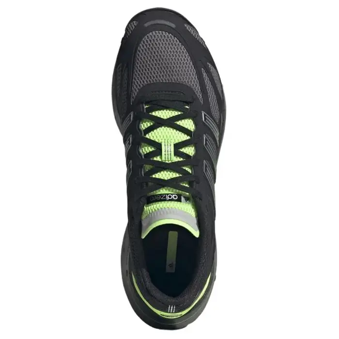 Adidas Adizero Aruku Nero Verde Segnale Scarpe da Ginnastica da Uomo Core-Black Grigio-Quattro JQ8207 39⅓