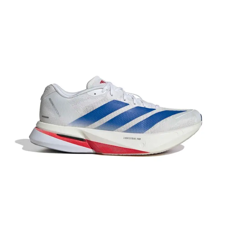 Adidas Adizero Boston 13 Bianco Blu - Scarpe Running Donna EUR
