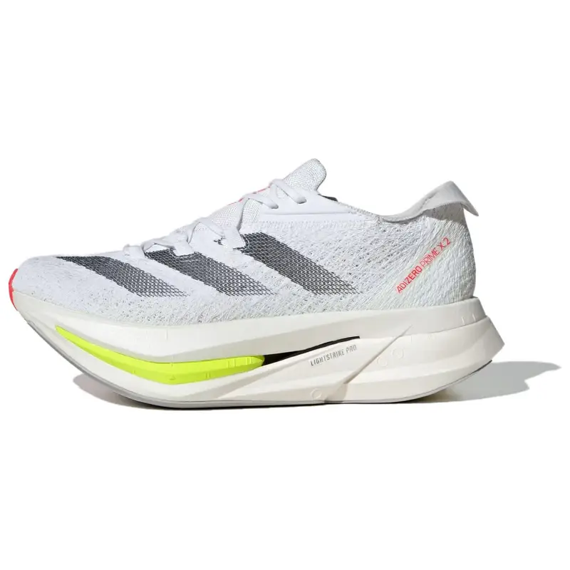 Adidas Adizero Prime X 2 0 Strung Bianco Nero Rosso Lucido Sneakers Unisex Bianco Nuvola Nero Core IH5685 42⅔