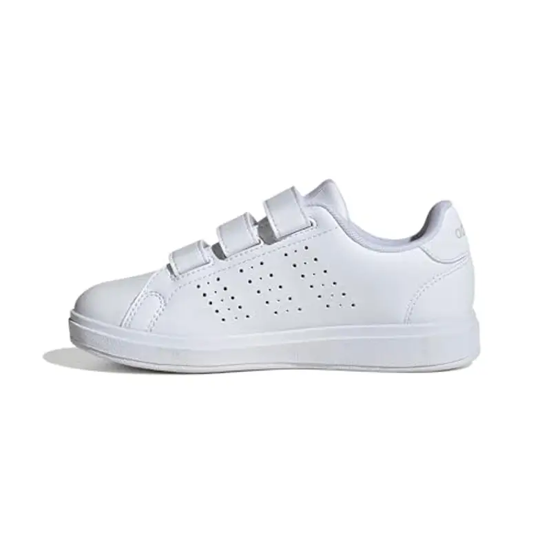 adidas Advantage Base 2.0 Shoes Children, Scarpe da Tennis, Cloud White/Cloud White/Grey One, 31 EU