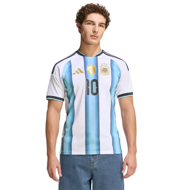 Adidas Argentina 26 Home Messi Jersey Uomo - Maglie/Repliche Bianco - Mesh White