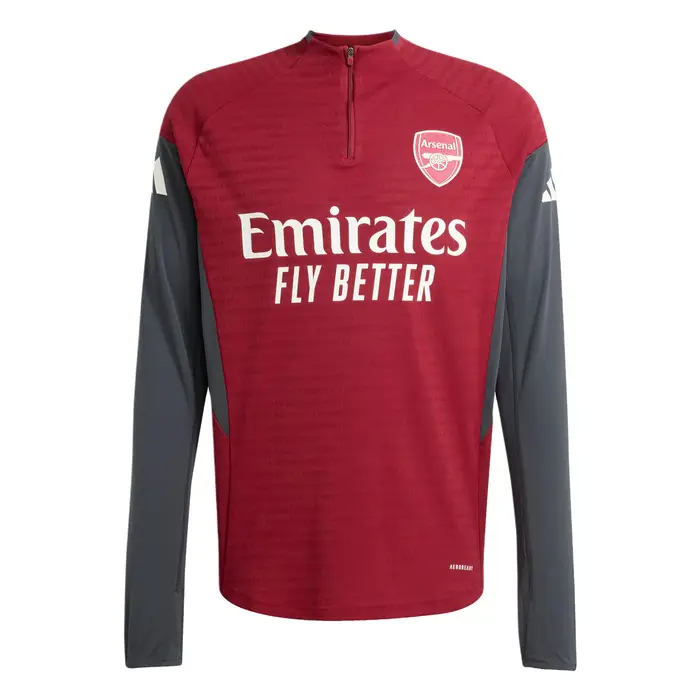 Arsenal Tiro 25 Pro Edizione Giocatore Top Maglia da Calcio Manica Lunga Uomo Asciugatura Rapida Vestibilità Slim JI9566 XL