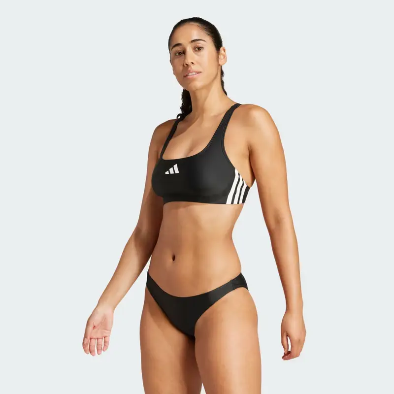 Adidas Bikini 3-Stripes V-Back Black