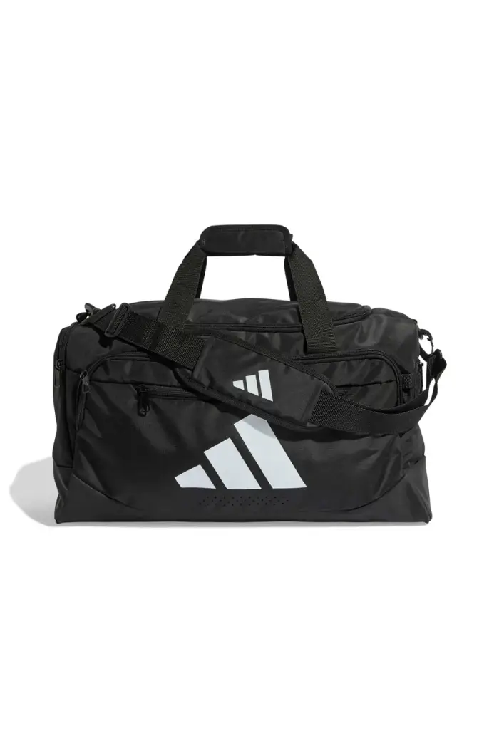 Borsone nero con tasche zip Adidas TRA DEE DUE M [NERO