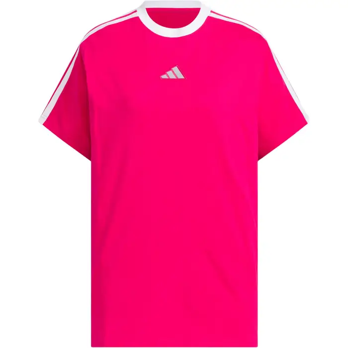 Boyfriend Story Logo Tre Strisce Sportivo Casual T-Shirt a Manica Corta Top da Donna KC5440 L