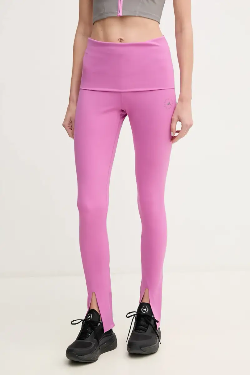adidas by stella mccartney leggings da allenamento colore violetto JJ1629
