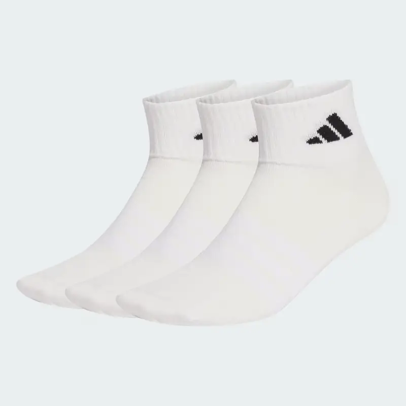Adidas Calzini alla caviglia THIN& LIGHT SPORTSWEAR CONFEZIONE DA 3 PAIA White