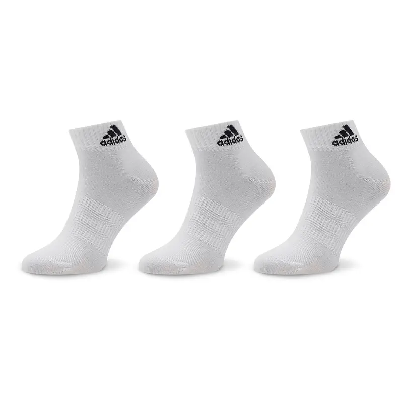 Calzini corti unisex adidas Thin and Light Ankle Socks 3 Pairs HT3468 Bianco