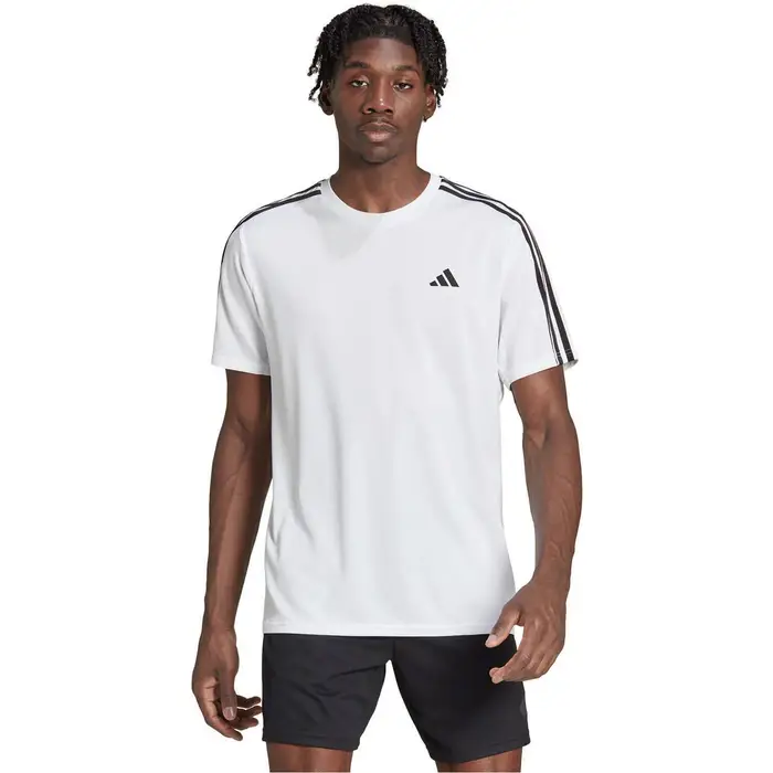 Camicia a maniche corte adidas TR-ES BASE 3S T Bianco