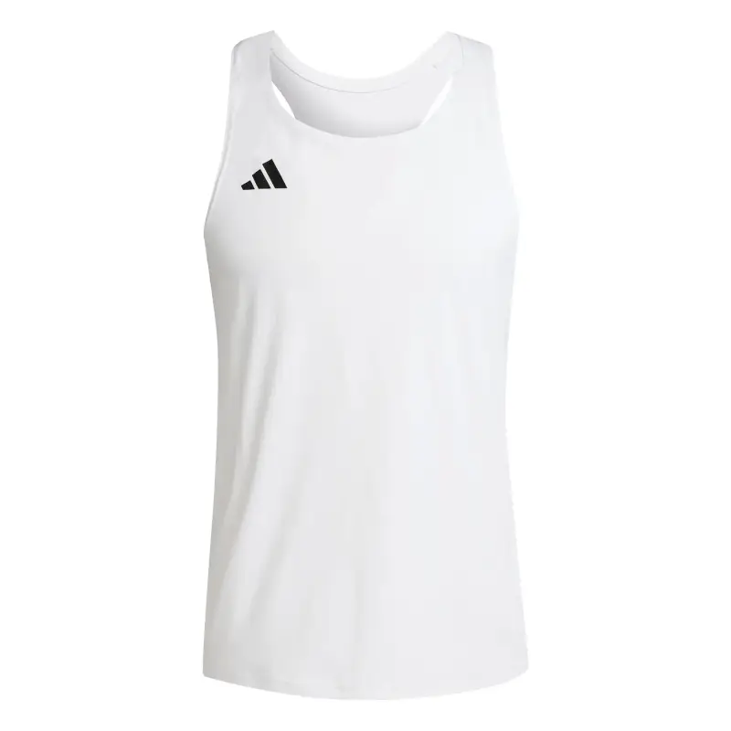 Adidas Canottiera Adizero Essentials Blanc