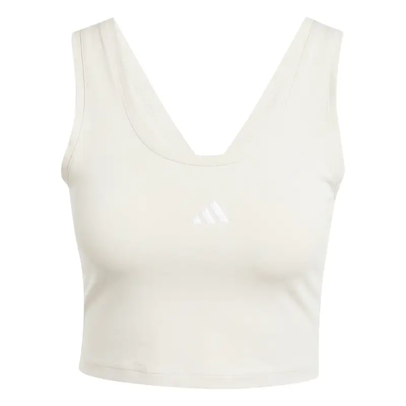 Adidas Canottiera da donna Essentials Small Logo Beige