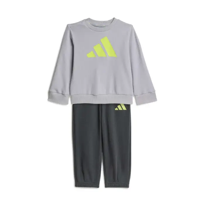 Adidas Completo felpa e pantaloni da jogging neonato Essentials Gris