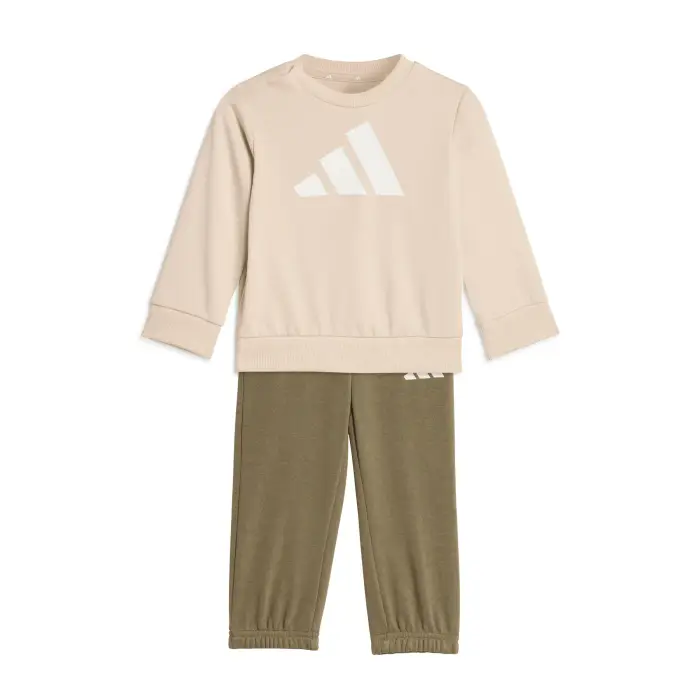 Adidas Completo felpa e pantaloni jogging per bebè Essentials Beige