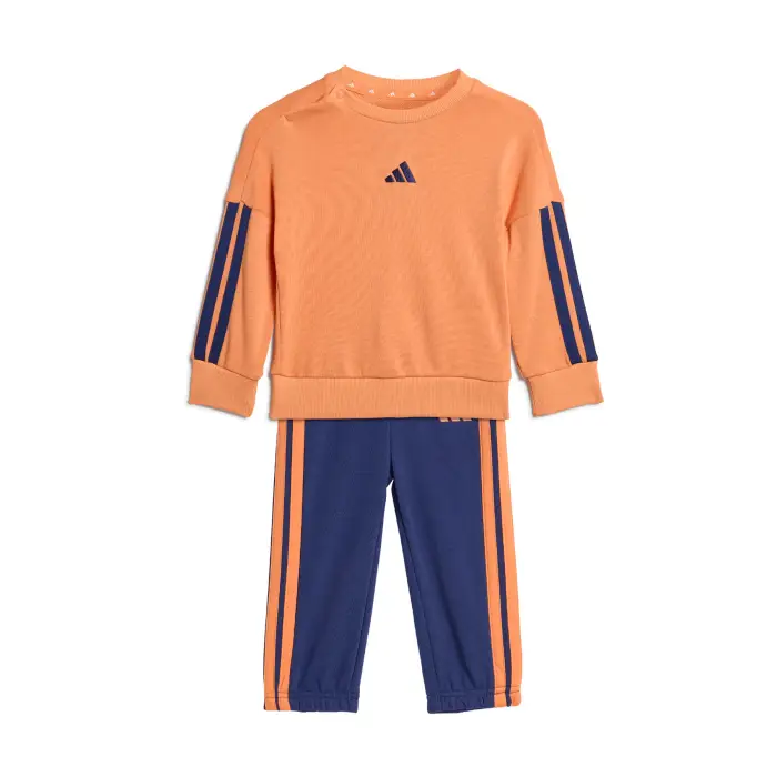 Adidas Completo felpa e pantaloni jogging per bebè Essentials Orange