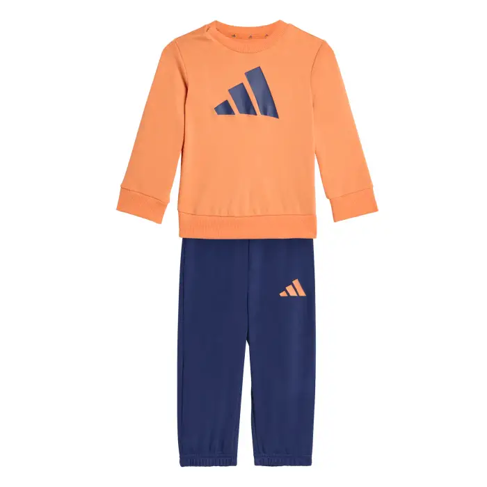 Adidas Completo felpa e pantaloni jogging per bebè Essentials Orange