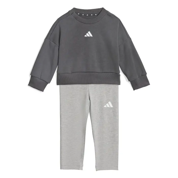 Adidas Completo felpa e pantaloni jogging per bebè Gris