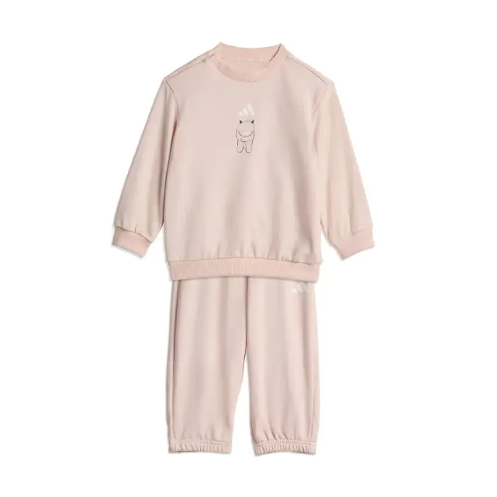 Adidas Completo felpa e pantaloni per bebè Tiro NSTER Rose
