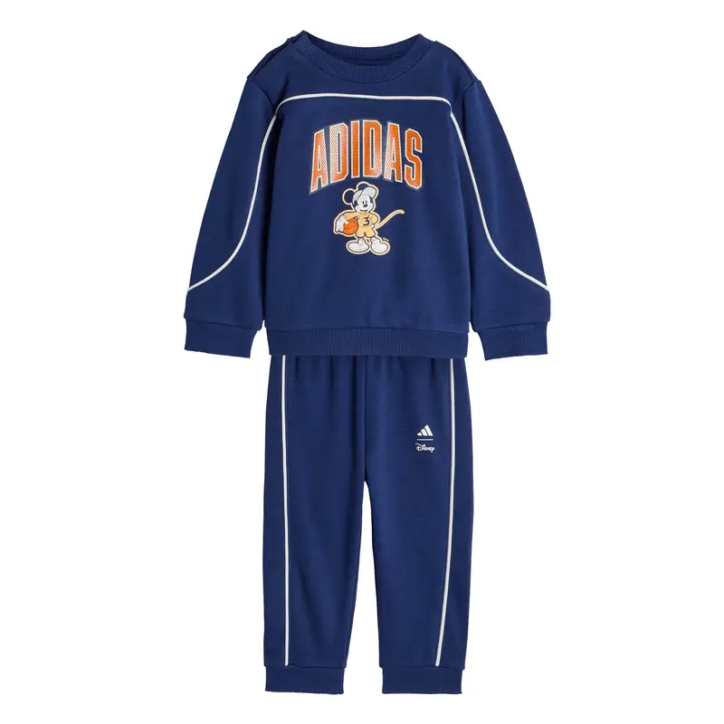 Completo felpa e pantaloni per neonato adidas Disney Mickey Mouse Bleu