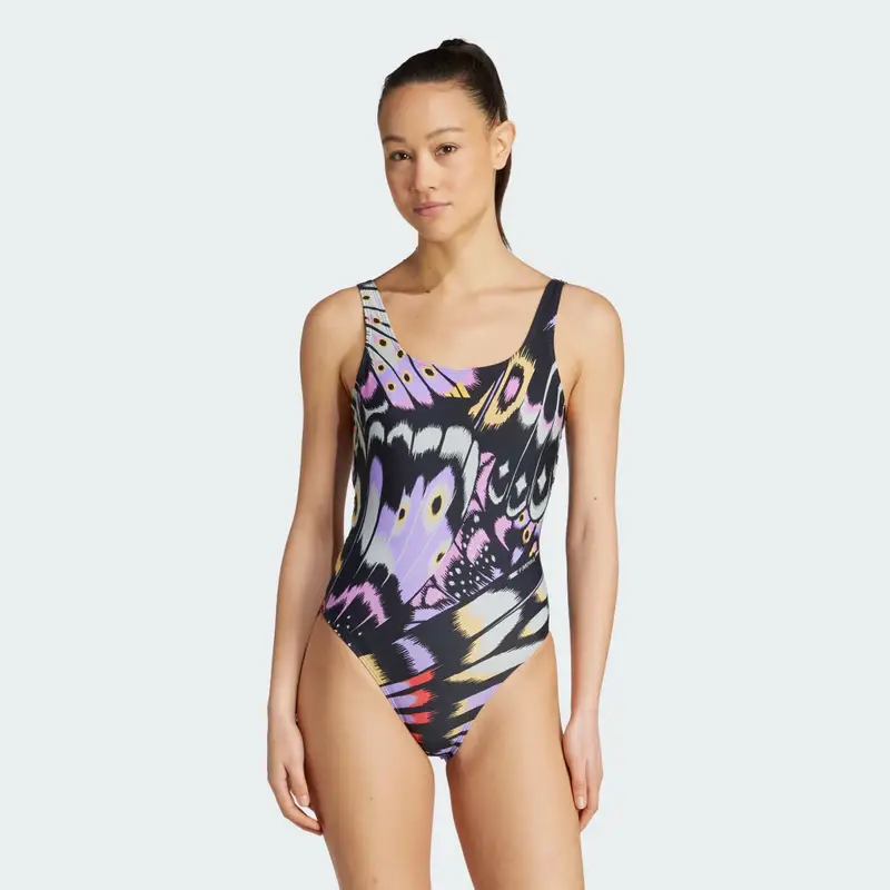 Adidas Costume intero grafico x FARM U-back Violet Fusion