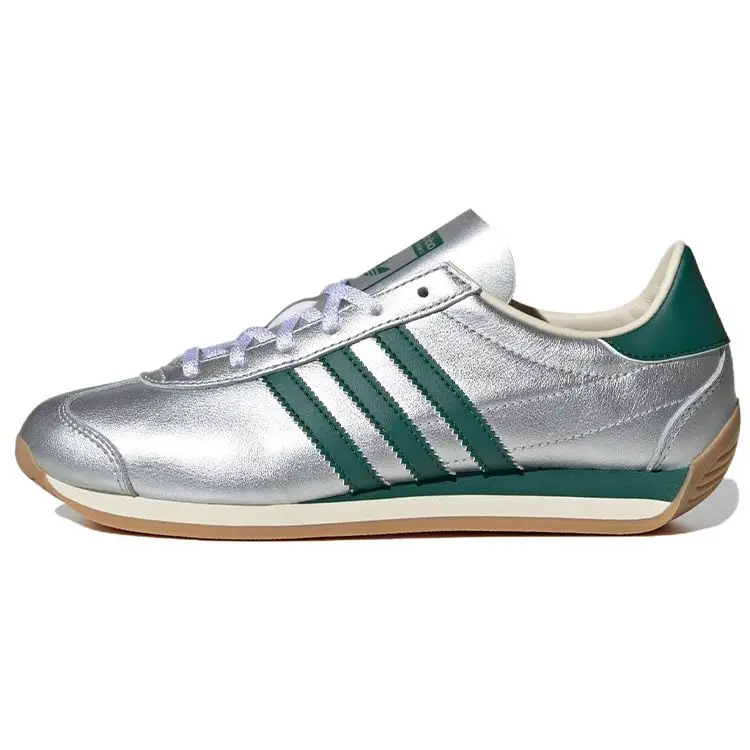 Adidas Country OG Argento Metallizzato Verde College Scarpe da Ginnastica da Donna Bianco Crema IE8412