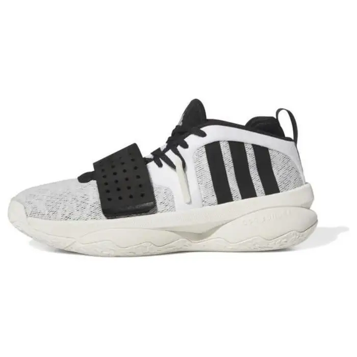 Adidas Dame 8 EXTPLY Bianco Nero Scarpe da Ginnastica Uomo Calzature-Bianco Core-Nero Bianco Sporco ID5678