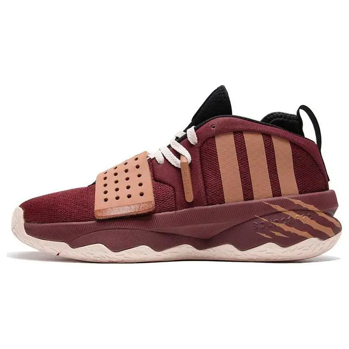 Dame 8 EXTPLY Legends Unleased - Foo Lion Scarpe da Ginnastica da Uomo Rosso Borgogna Rosa Cipria ID8422 46