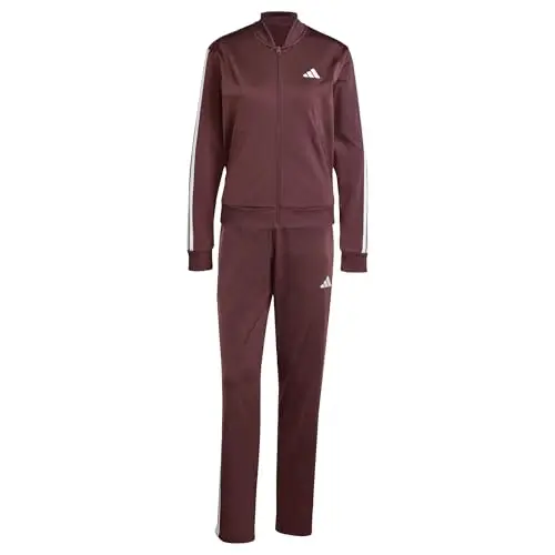adidas Donna ESSENTIALS 3-STRIPES TRACKSUIT, Aurora Ruby
