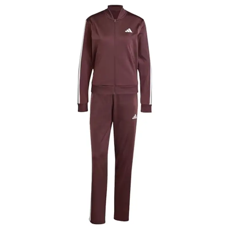 adidas Donna ESSENTIALS 3-STRIPES TRACKSUIT, Aurora Ruby