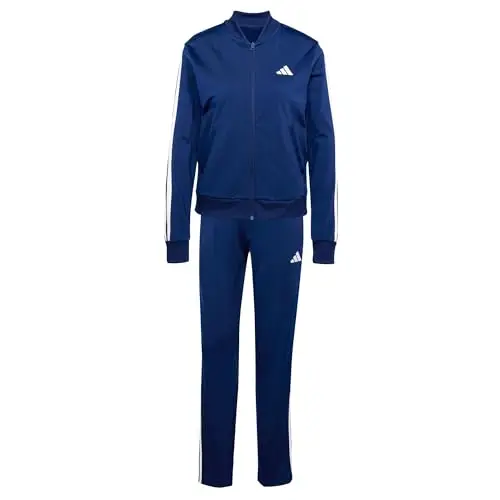 adidas Donna ESSENTIALS 3-STRIPES TRACKSUIT, Dark Blue