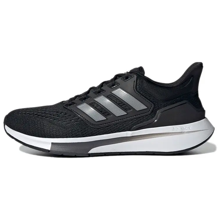 Adidas EQ21 Run Nero Ferro Metallizzato Uomo Sneakers Core-Black Carbonio H00512