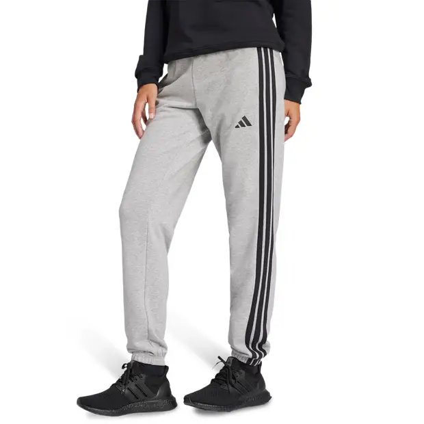 Adidas Essentials 3-stripes Cuffed Joggers + Donna - Pantaloni Grigio - di cotone Grey