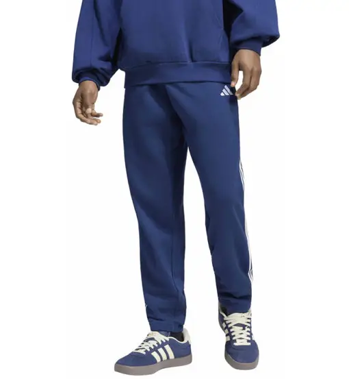Essentials 3-Stripes - pantaloni fitness - uomo Blue