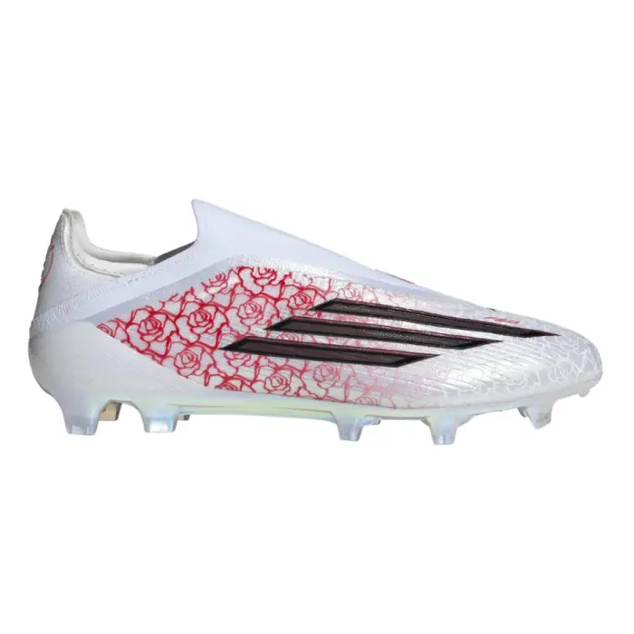F50 Elite Ll Fg Ly Bianco Nero Rosso - Scarpe Da Calcio Uomo EUR / UK