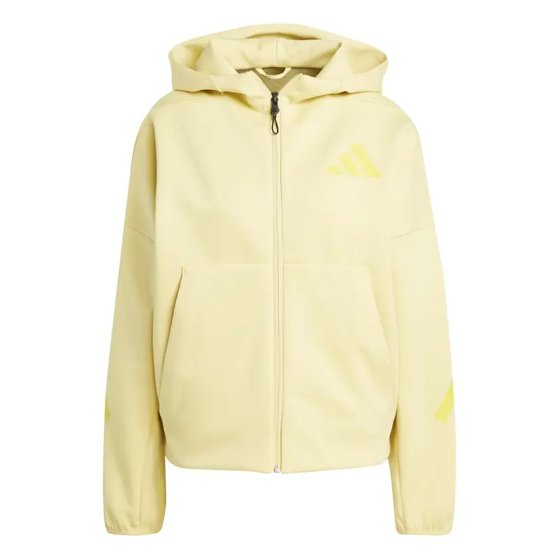 Adidas Felpa à capuche zippé femme Z.N.E Jaune