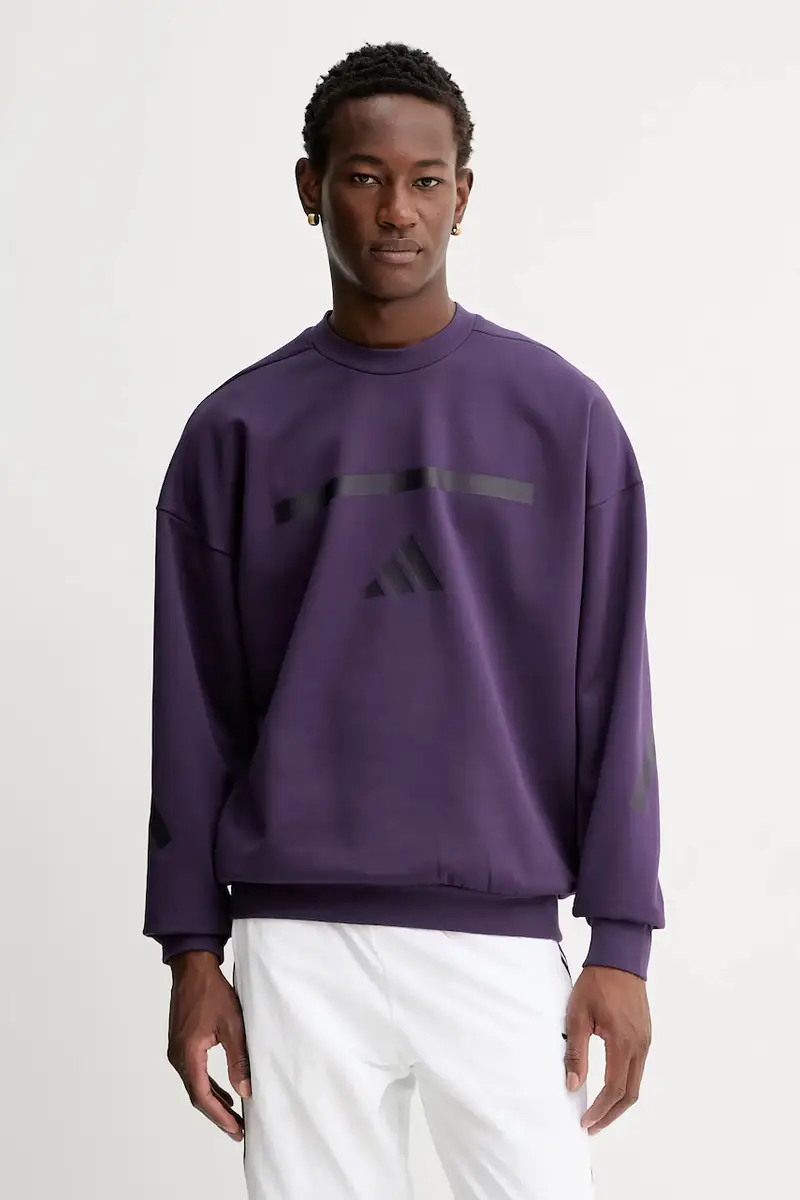 Adidas felpa x Z.N.E uomo colore violetto JW4751