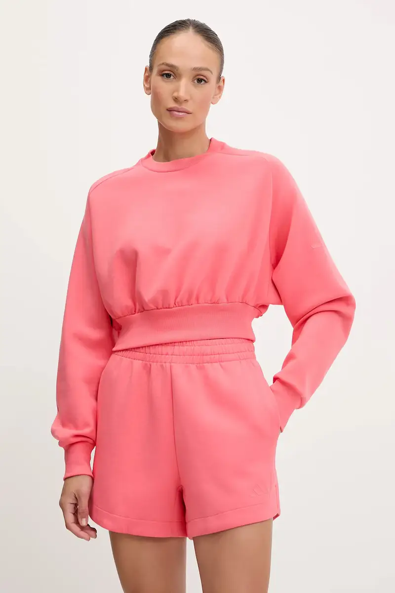 Adidas felpa All SZN donna colore arancione KD9772