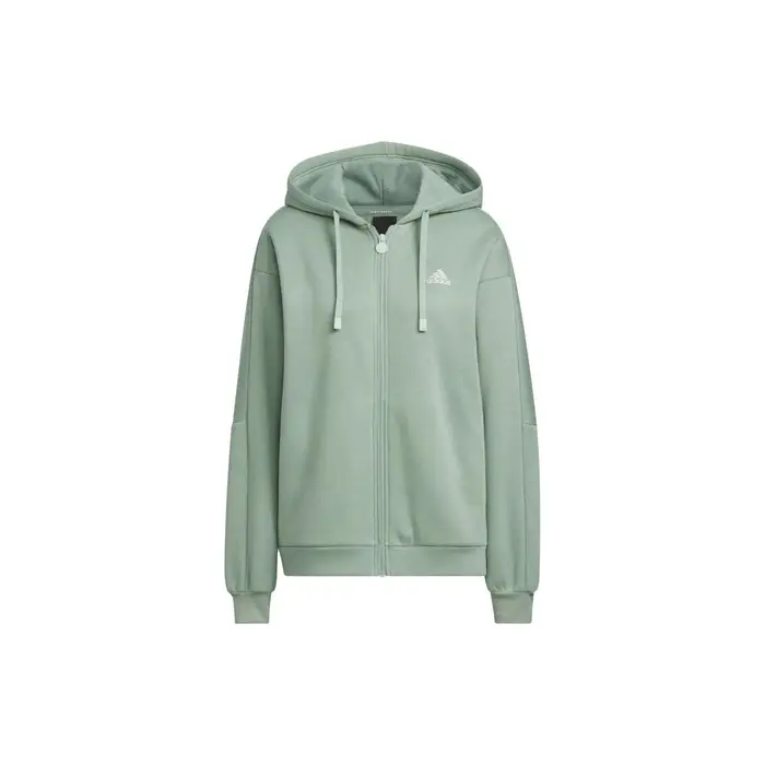 Felpa con cappuccio Adidas a vestibilità ampia con zip e coulisse, giacca a maniche lunghe da donna, giacche Matcha IK9894 XL