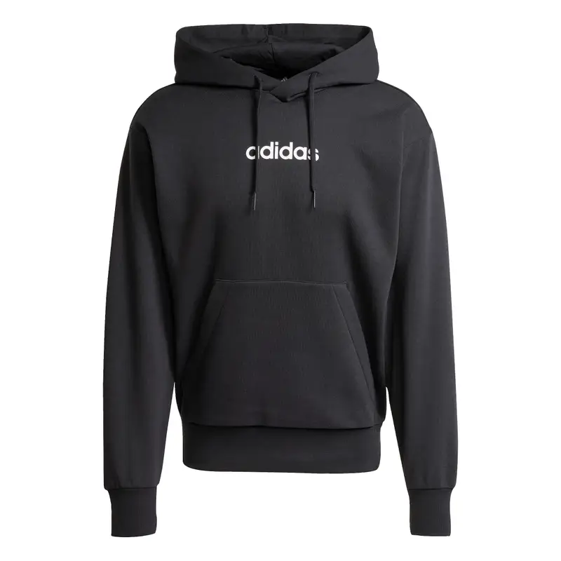 Adidas Felpa con cappuccio Essentials Linear Fleece Noir