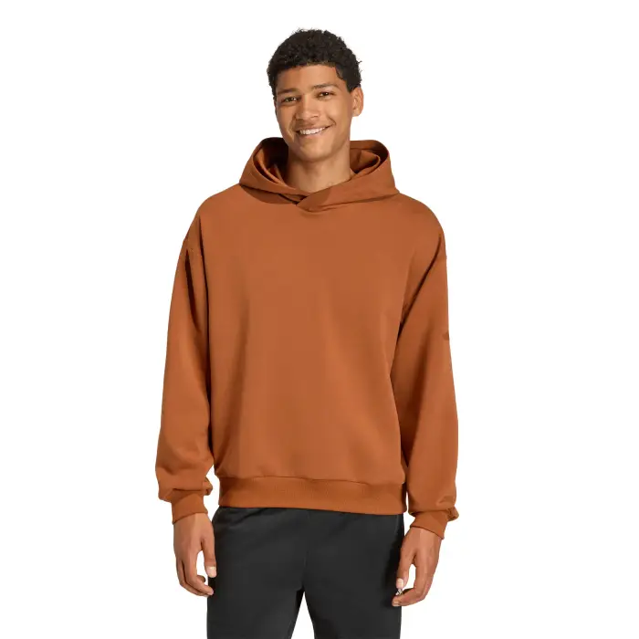 Felpa con cappuccio adidas Soft Lux Marron