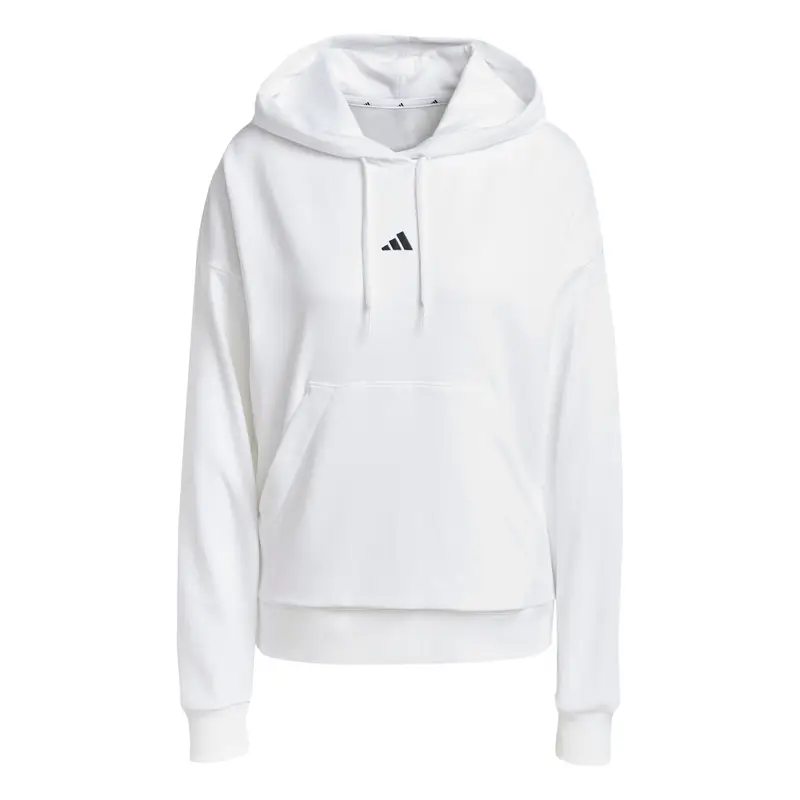 Adidas Felpa con cappuccio da donna Essentials Blanc