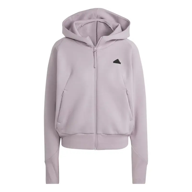 Adidas Felpa con cappuccio zip per donna Z.N.E Violet
